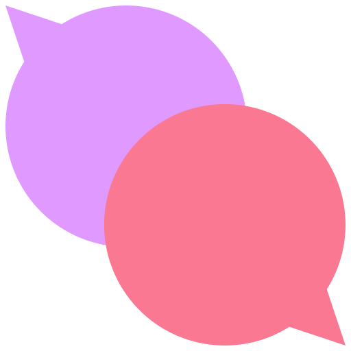 Speech bubble Generic color fill icon