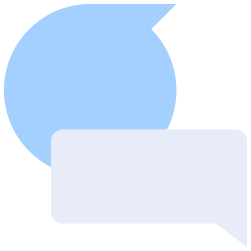 Speech bubble Generic color fill icon