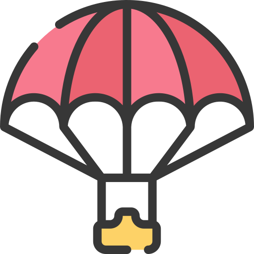 parachutespringen Generic color lineal-color icoon