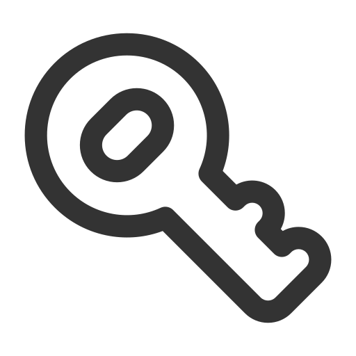 Key Generic outline icon