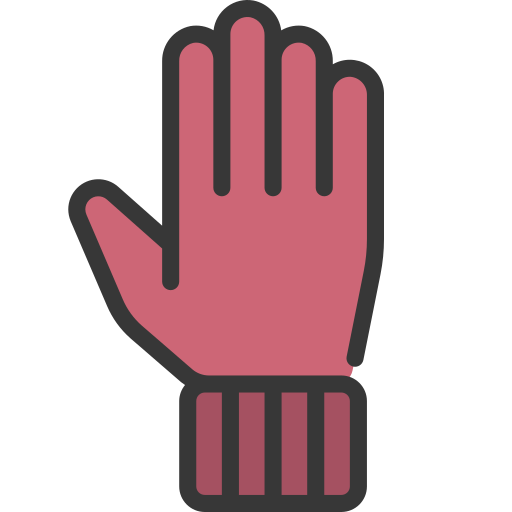 handschuhe Generic color lineal-color icon