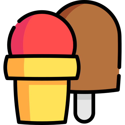 crème glacée Special Lineal color Icône