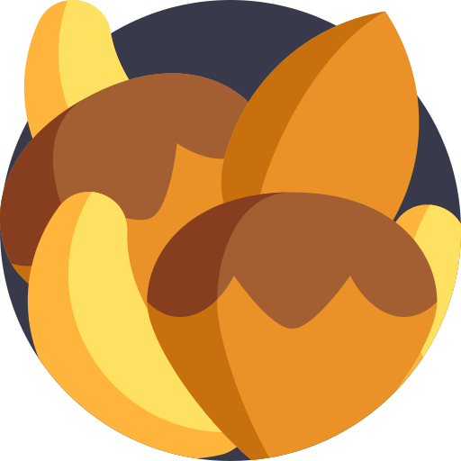 Nueces Detailed Flat Circular Flat icono