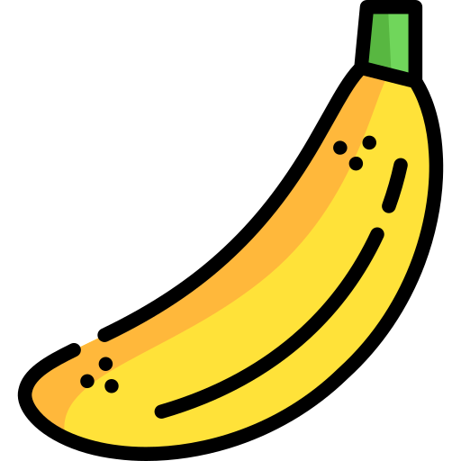 banaan Special Lineal color icoon