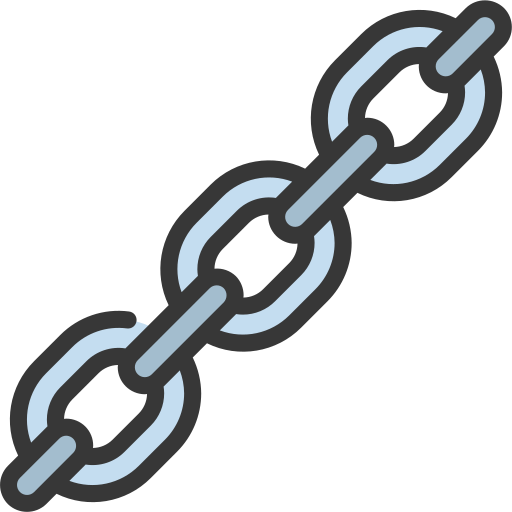 Chained Generic color lineal-color icon
