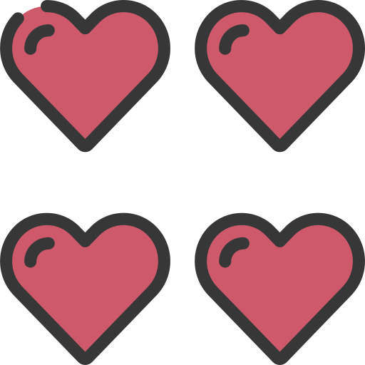 Hearts Generic color lineal-color icon