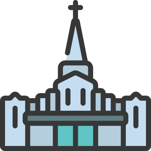 Church Generic color lineal-color icon