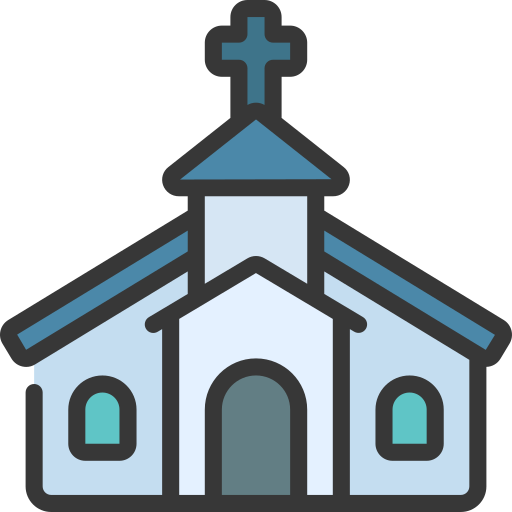 Church Generic color lineal-color icon