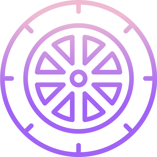 Wheel Icongeek26 Outline Gradient icon