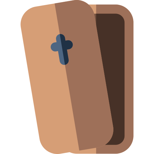 Coffin Basic Rounded Flat icon