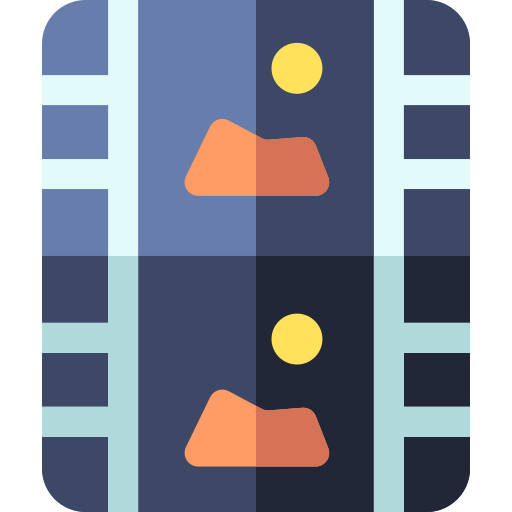 Película Basic Rounded Flat icono