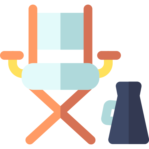 krzesło dyrektorów Basic Rounded Flat ikona