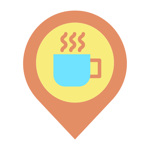 coffeeshop Icongeek26 Flat icoon