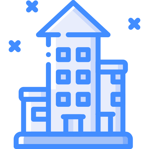 gebouw Basic Miscellany Blue icoon