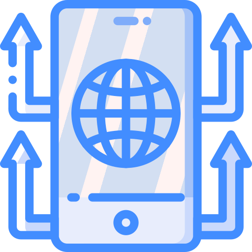 Internet Basic Miscellany Blue icono