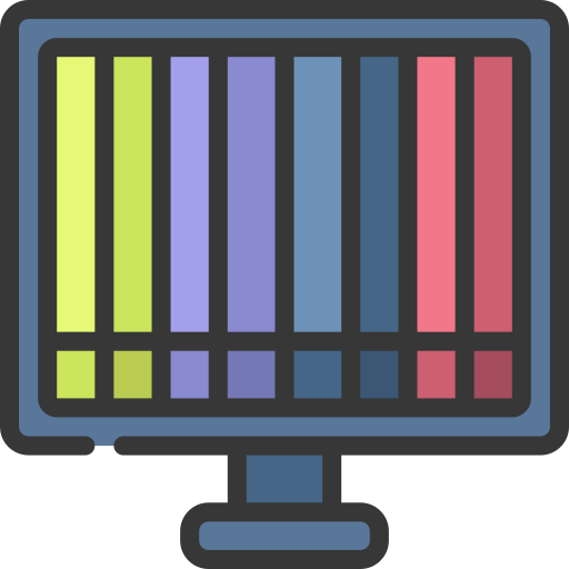 モニター Generic color lineal-color icon