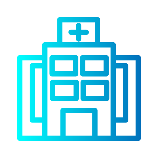 ospedale Generic gradient outline icona