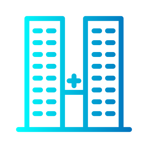 szpital Generic gradient outline ikona