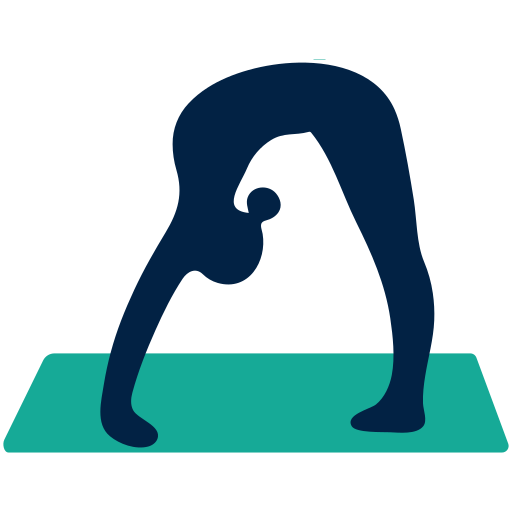 Yoga position Generic color fill icon