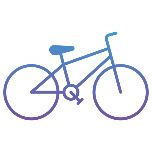bicicletta Generic gradient fill icona