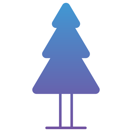 Pine tree Generic gradient fill icon