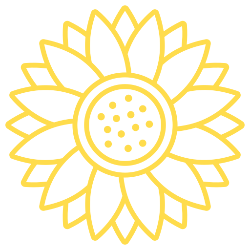 Sunflower Generic color outline icon