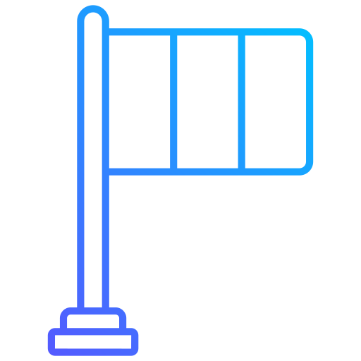 아일랜드 국기 Generic gradient outline icon