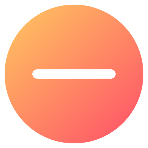 minus Generic gradient fill icon