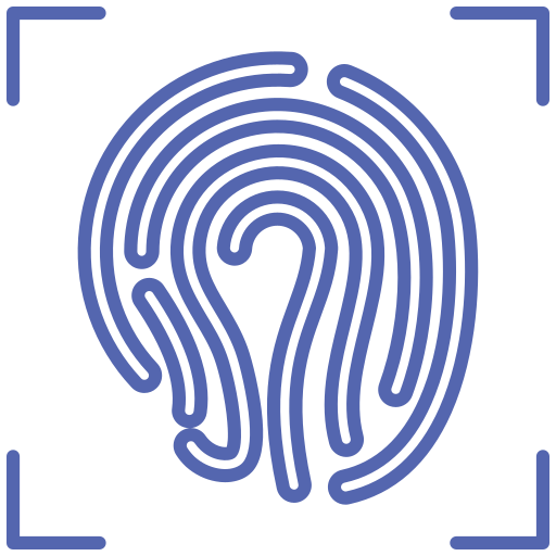 Fingerprint Generic color outline icon