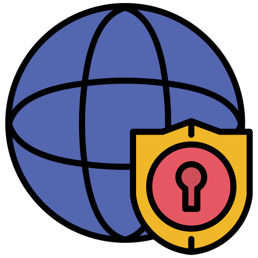 sicurezza su internet Generic color lineal-color icona