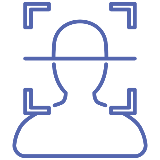 numérisation du visage Generic color outline Icône