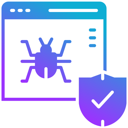 Web security Generic gradient fill icon