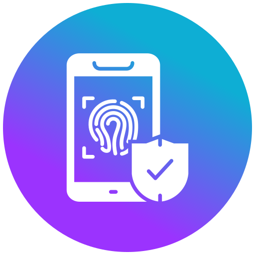 mobile sicherheit Generic gradient fill icon