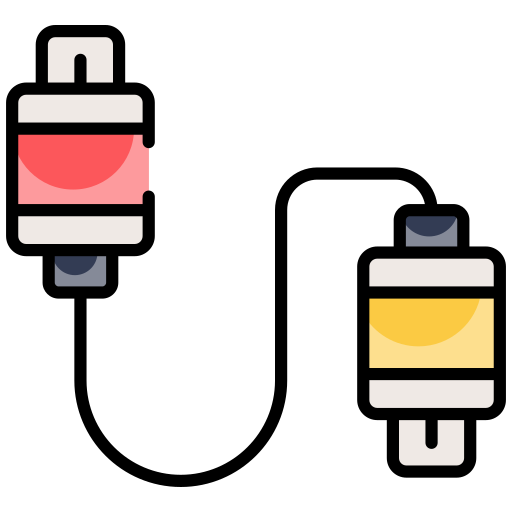 cable de lan Generic color lineal-color icono