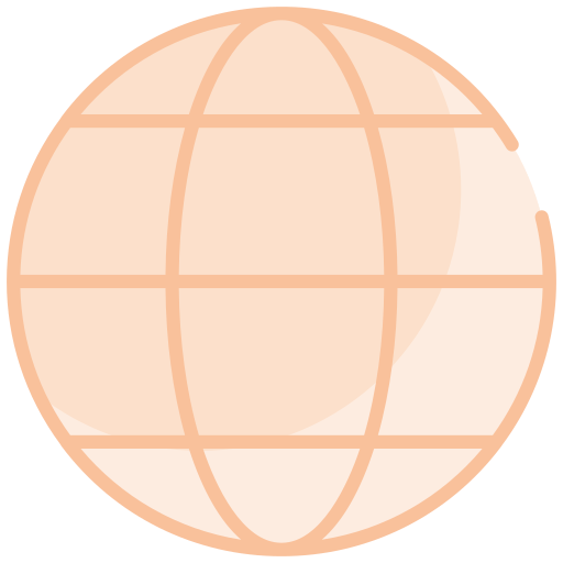 globe réseau Generic color lineal-color Icône