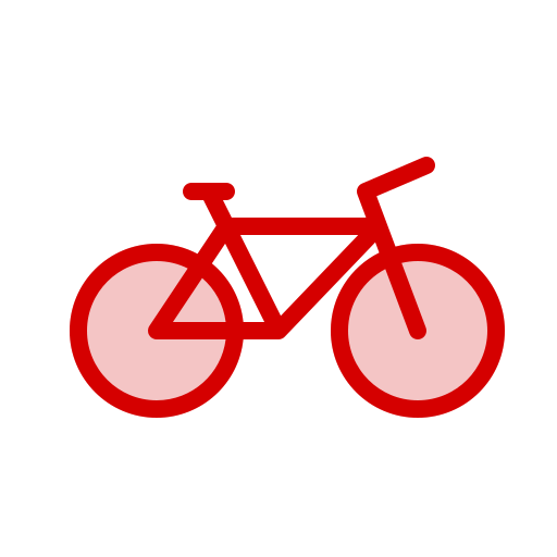 Велосипед Generic color outline иконка