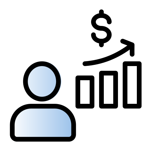 Broker Generic gradient lineal-color icon