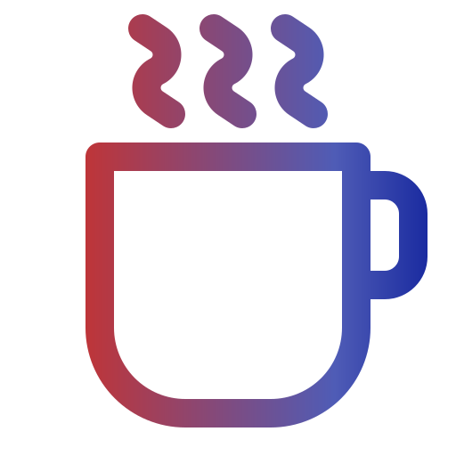 caffè Generic gradient outline icona