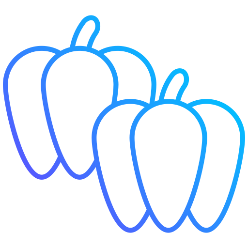 paprika Generic gradient outline icoon