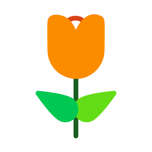 tulipe Generic color fill Icône