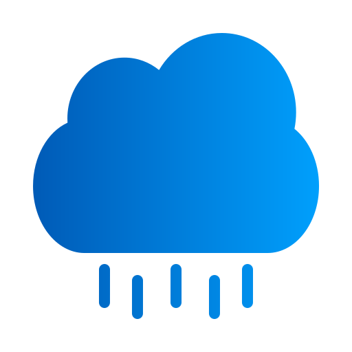 nube Generic gradient fill icono