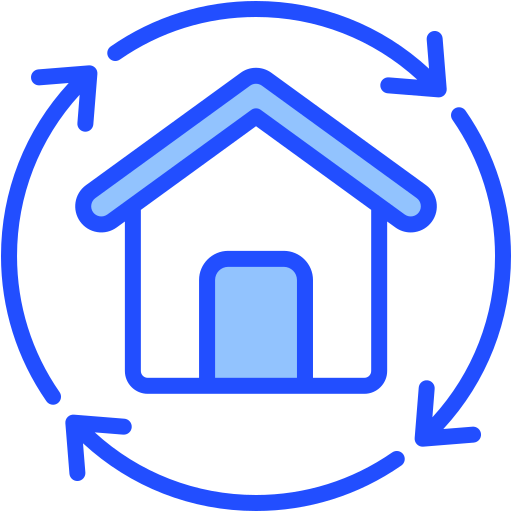 Sustainable home Generic color lineal-color icon