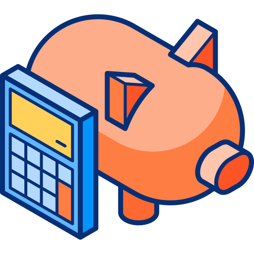 Savings Isometric Lineal Color icon