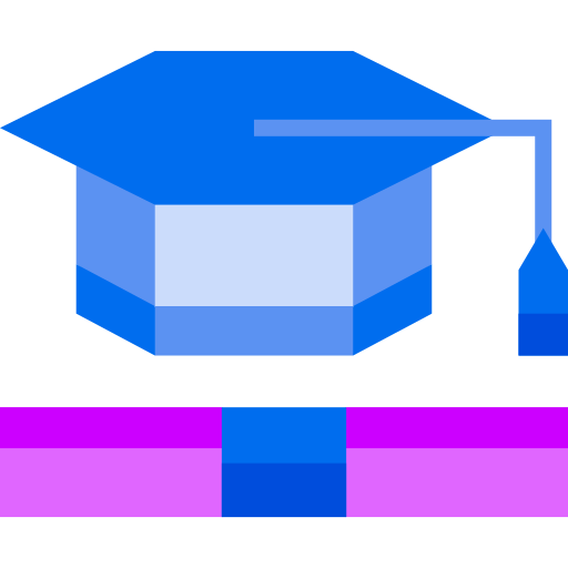 educación Detailed Geometric Flat icono