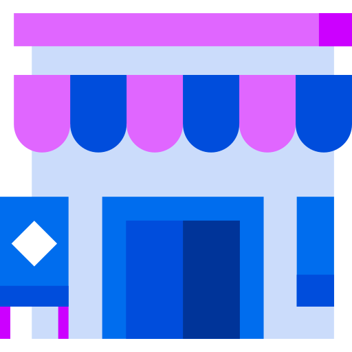 店 Detailed Geometric Flat icon