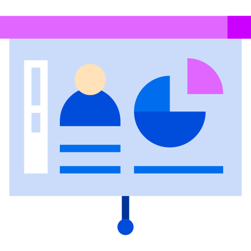 Presentation Detailed Geometric Flat icon