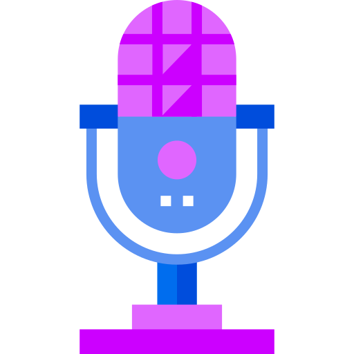 microfoon Detailed Geometric Flat icoon