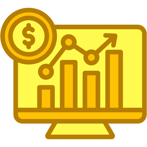 Economic trends Generic color lineal-color icon