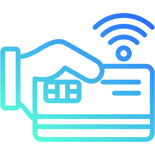 Contactless card Generic gradient outline icon