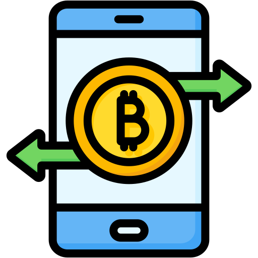 Bitcoin payment Generic color lineal-color icon